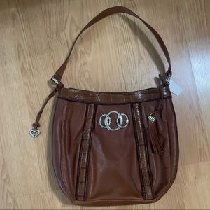 Brighton
Shoulder Bag Brown Leather Satchel
11"L x 3.5"W x 12"H